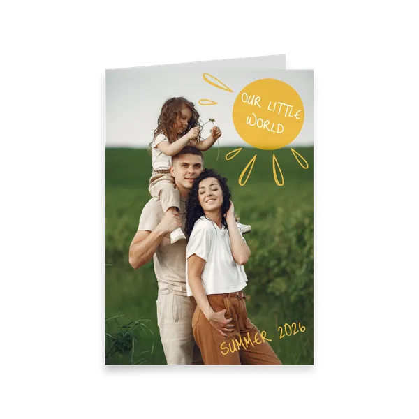 Create Your Own Portrait Greeting Card M — 1