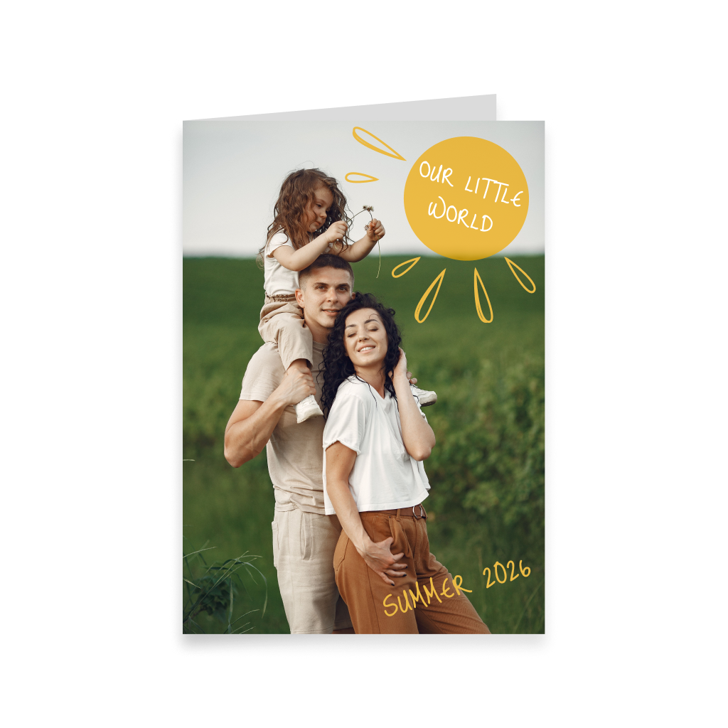 Your portrait card design
