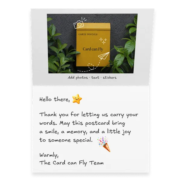 Create Your Own Landscape Greeting Card A5 — 2