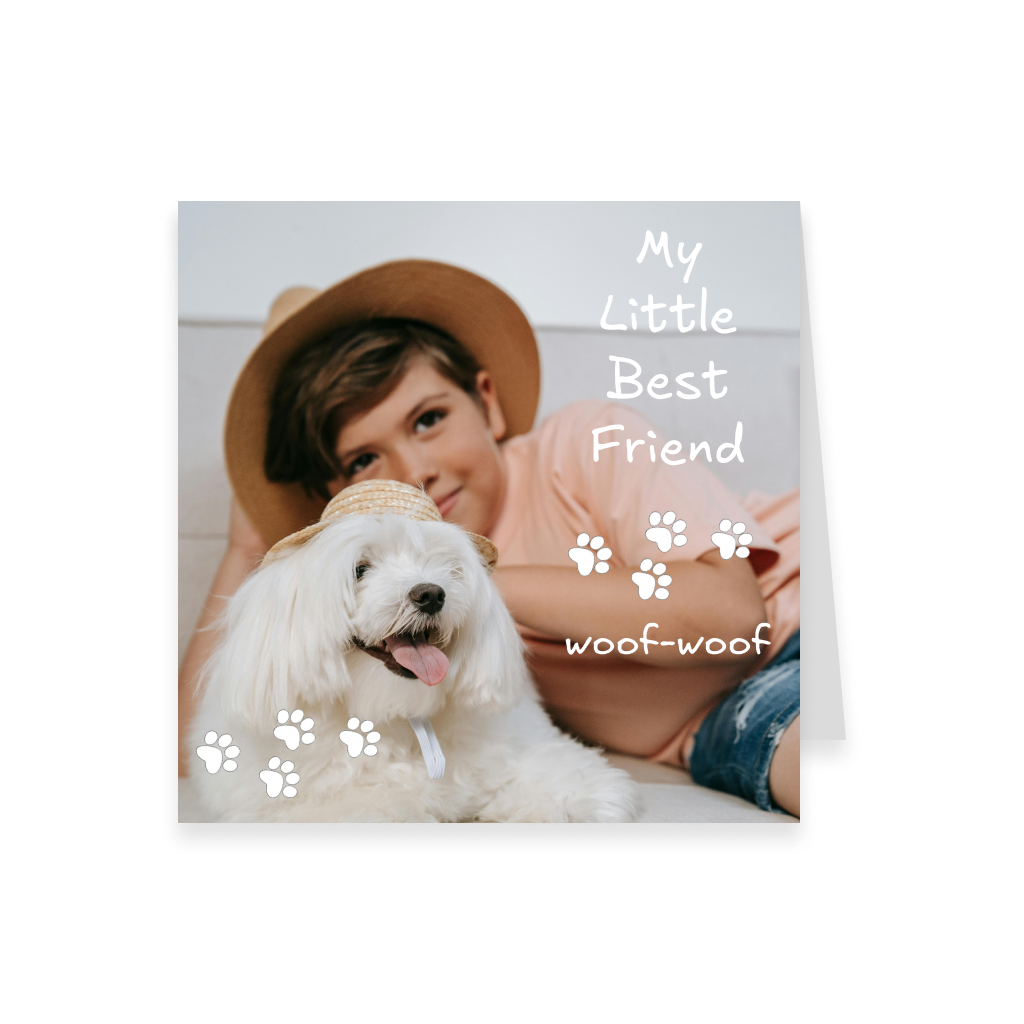 Your square card design