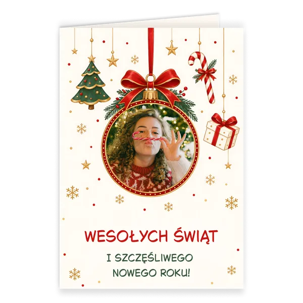 Świąteczna radość w bombce — 1