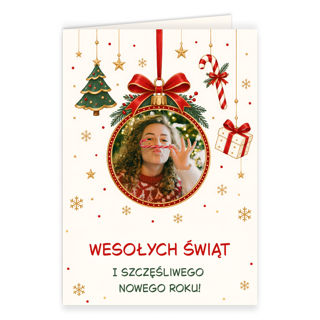 Świąteczna radość w bombce
