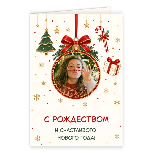 Рождественская радость в шаре — 1