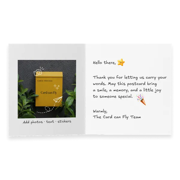 Create Your Own Square Greeting Card S — 2
