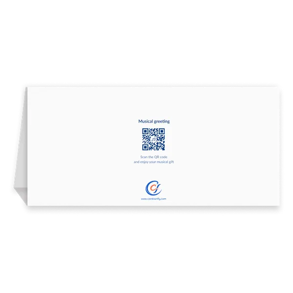 Two-Photo DL Landscape Card with Stand – Large Left — 2