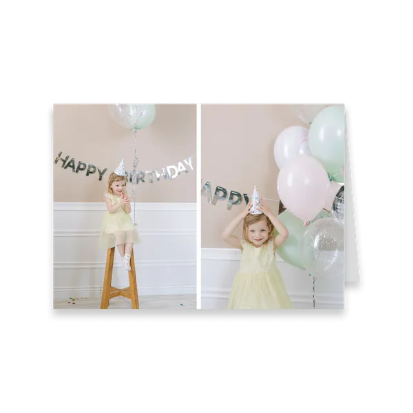 Two-Photo Landscape Greeting Card M — 1