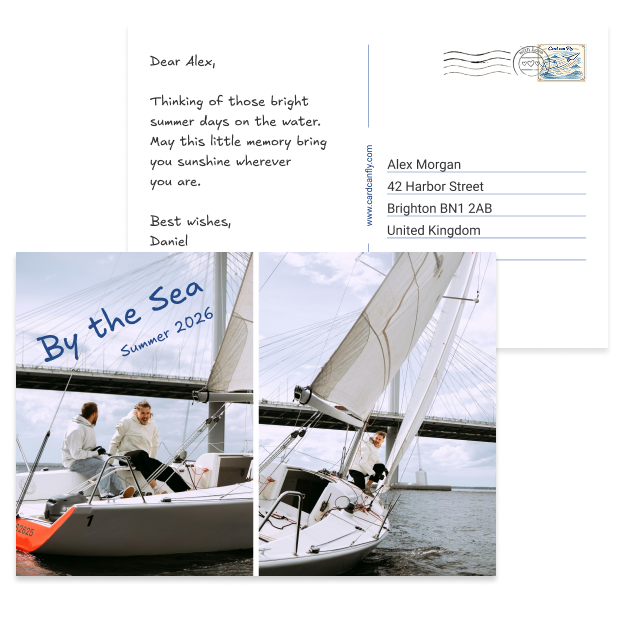 Landscape postcard templates